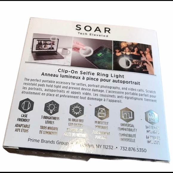 Soar Clip-On Selfie Ring Light - Picture 2 of 4
